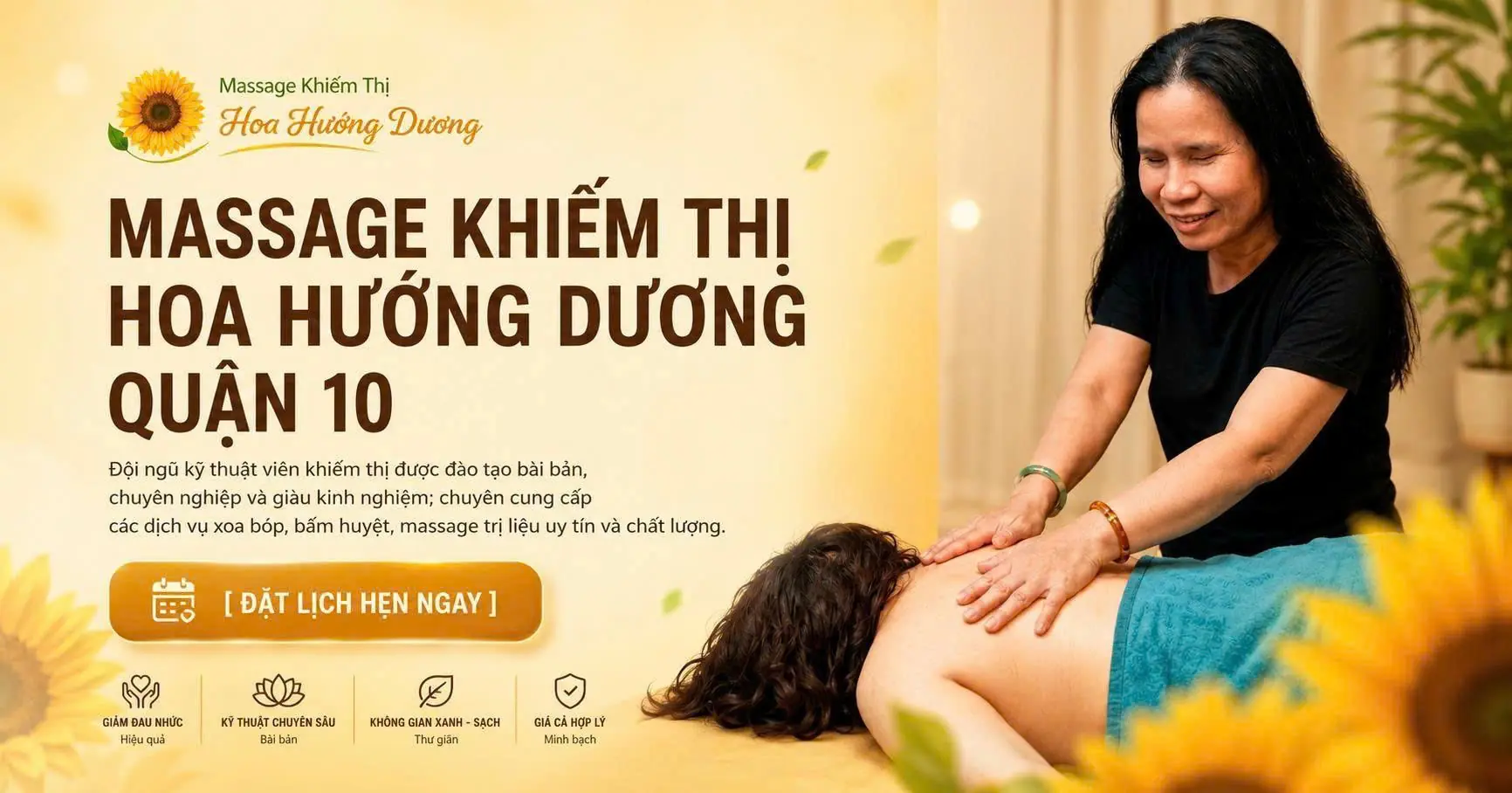 Massage Khiếm Thị Hoa Hướng Dương